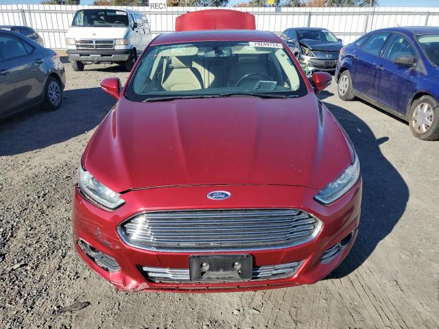 3FA6P0LU9FR170537 - 2015 FORD FUSION SE HYBRID RED photo 5