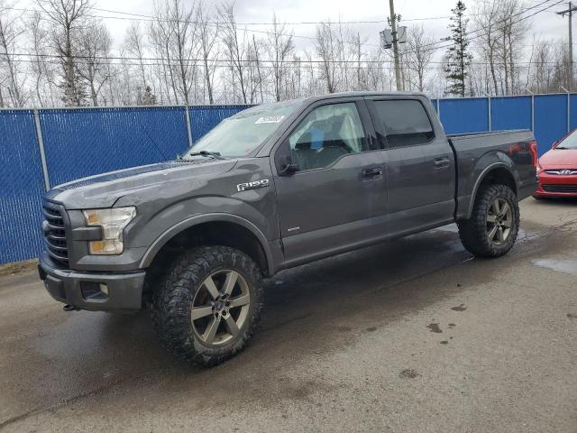 1FTEW1EP5FFA92759 - 2015 FORD F150 SUPERCREW GRAY photo 1