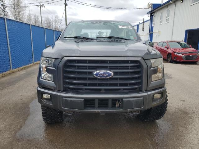 1FTEW1EP5FFA92759 - 2015 FORD F150 SUPERCREW GRAY photo 5