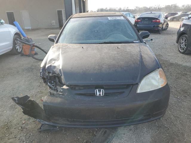 1HGEM21992L089878 - 2002 HONDA CIVIC EX BLACK photo 5