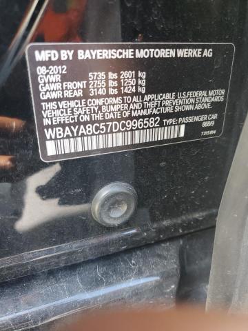 WBAYA8C57DC996582 - 2013 BMW 750 I BLACK photo 12