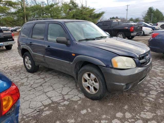 4F2YZ94154KM25532 - 2004 MAZDA TRIBUTE LX BLUE photo 4