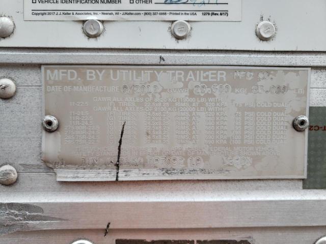 1UYVS2534DP709219 - 2013 UTILITY TRAILER WHITE photo 10