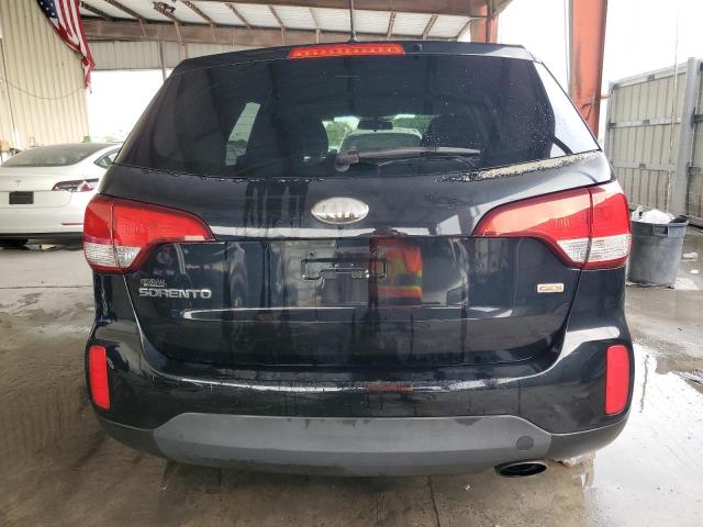 5XYKT3A66EG486786 - 2014 KIA SORENTO LX BLACK photo 6