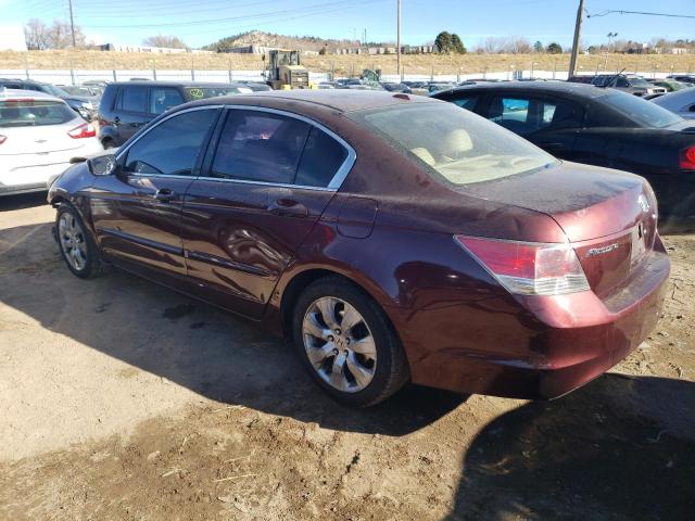 JHMCP26838C070005 - 2008 HONDA ACCORD EXL MAROON photo 2