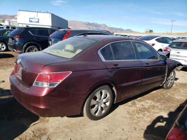 JHMCP26838C070005 - 2008 HONDA ACCORD EXL MAROON photo 3