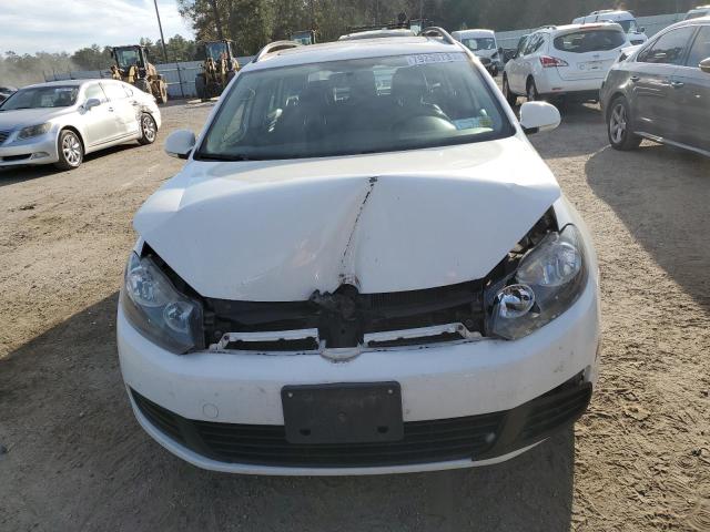 3VWPL7AJ2DM637686 - 2013 VOLKSWAGEN JETTA TDI WHITE photo 5