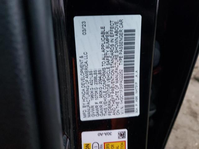 1HGCY1F3XPA022252 - 2023 HONDA ACCORD EX BLACK photo 12