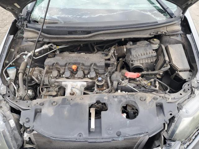 19XFB2F50DE272676 - 2013 HONDA CIVIC LX GRAY photo 11