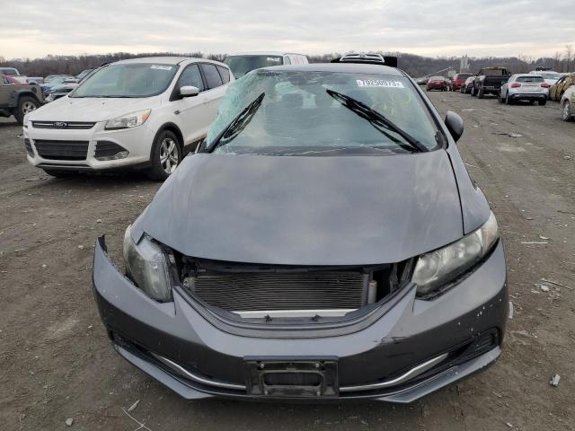 19XFB2F50DE272676 - 2013 HONDA CIVIC LX GRAY photo 5