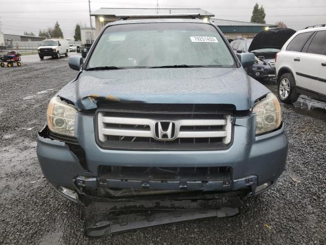 5FNYF28516B030454 - 2006 HONDA PILOT EX BLUE photo 5