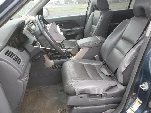 5FNYF28516B030454 - 2006 HONDA PILOT EX BLUE photo 7