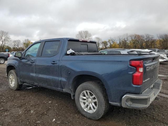 3GCUYDEDXMG134125 - 2021 CHEVROLET SILVERADO K1500 LT BLUE photo 2