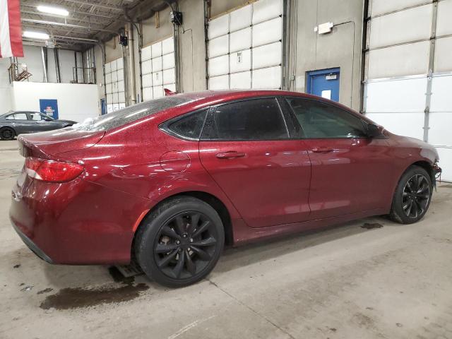 1C3CCCBB7FN624463 - 2015 CHRYSLER 200 S BURGUNDY photo 3