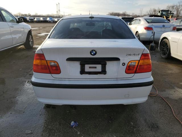 WBAET37494NJ80172 - 2004 BMW 325 I WHITE photo 6