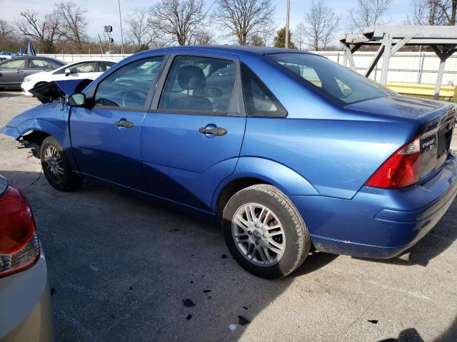 1FAFP34N25W196613 - 2005 FORD FOCUS ZX4 BLUE photo 2