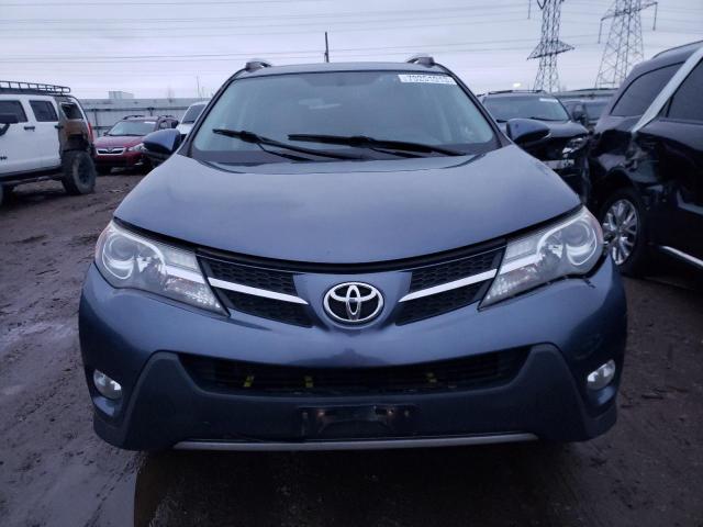 JTMDFREV2ED063075 - 2014 TOYOTA RAV4 LIMITED BLUE photo 5