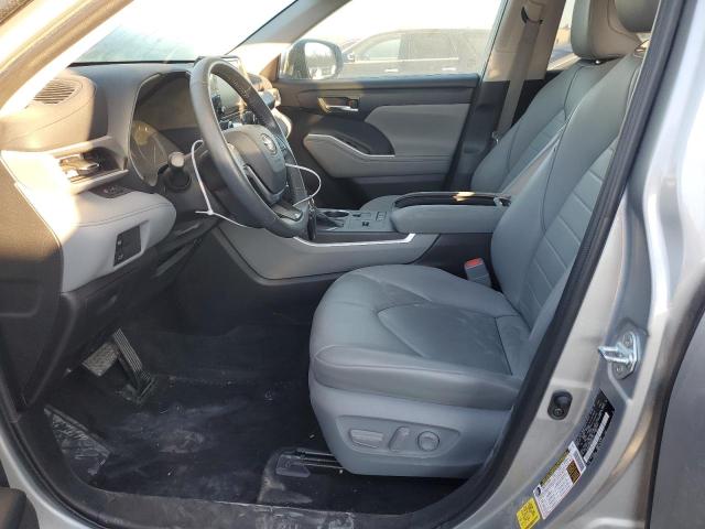 5TDHZRAH9MS077339 - 2021 TOYOTA HIGHLANDER XLE SILVER photo 7