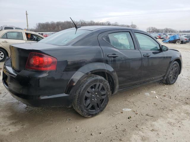 1C3CDZAB9DN576379 - 2013 DODGE AVENGER SE BLACK photo 3