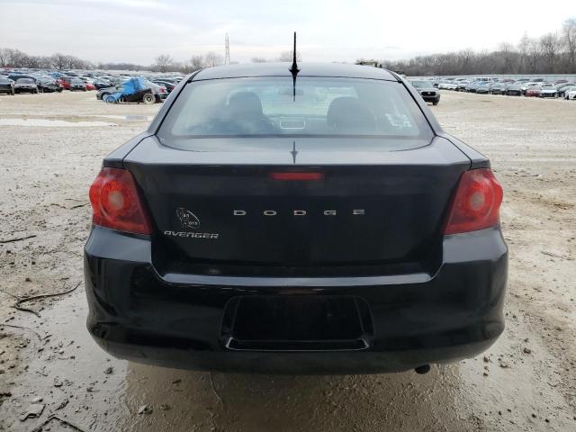 1C3CDZAB9DN576379 - 2013 DODGE AVENGER SE BLACK photo 6