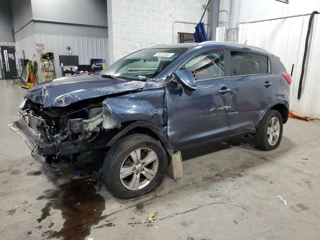 KNDPB3A21D7421345 - 2013 KIA SPORTAGE BASE BLUE photo 1