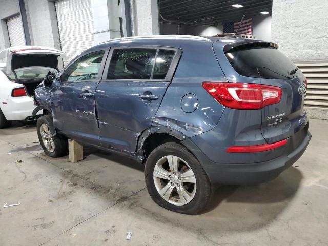 KNDPB3A21D7421345 - 2013 KIA SPORTAGE BASE BLUE photo 2