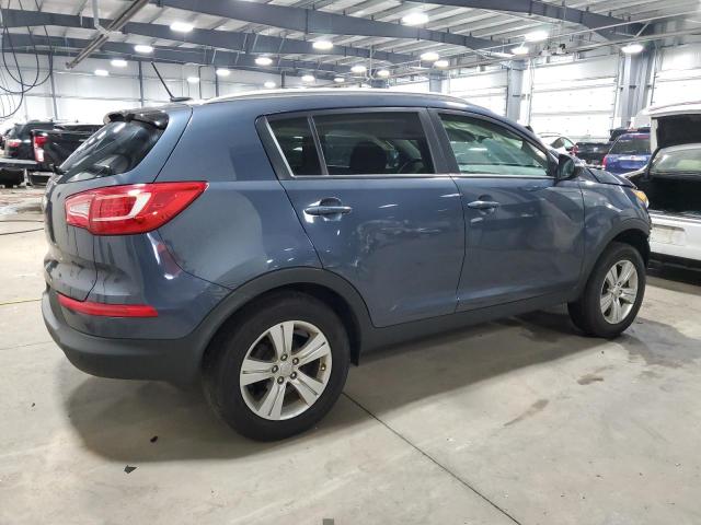 KNDPB3A21D7421345 - 2013 KIA SPORTAGE BASE BLUE photo 3