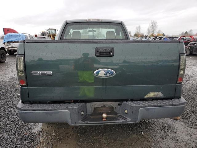 1FTRF122X5NB91690 - 2005 FORD F150 GREEN photo 6