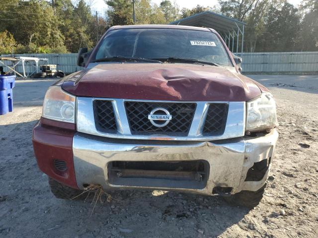 1N6BA07C69N313587 - 2009 NISSAN TITAN XE RED photo 5