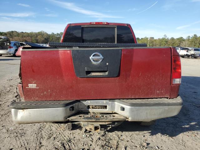 1N6BA07C69N313587 - 2009 NISSAN TITAN XE RED photo 6