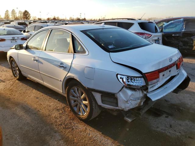 KMHFC46FX9A343227 - 2009 HYUNDAI AZERA SE WHITE photo 2