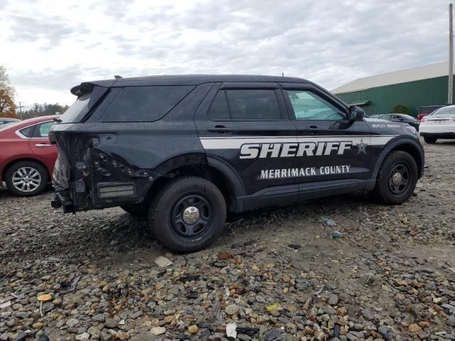 1FM5K8AB4NGB76218 - 2022 FORD EXPLORER POLICE INTERCEPTOR BLACK photo 3