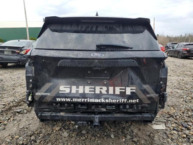 1FM5K8AB4NGB76218 - 2022 FORD EXPLORER POLICE INTERCEPTOR BLACK photo 6