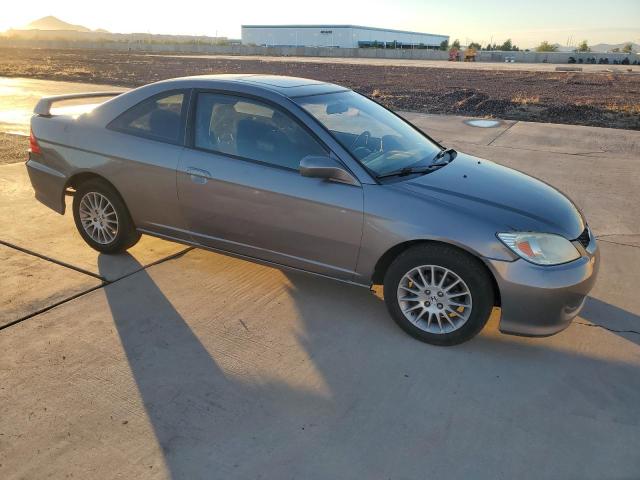 1HGEM22955L007292 - 2005 HONDA CIVIC EX GRAY photo 4