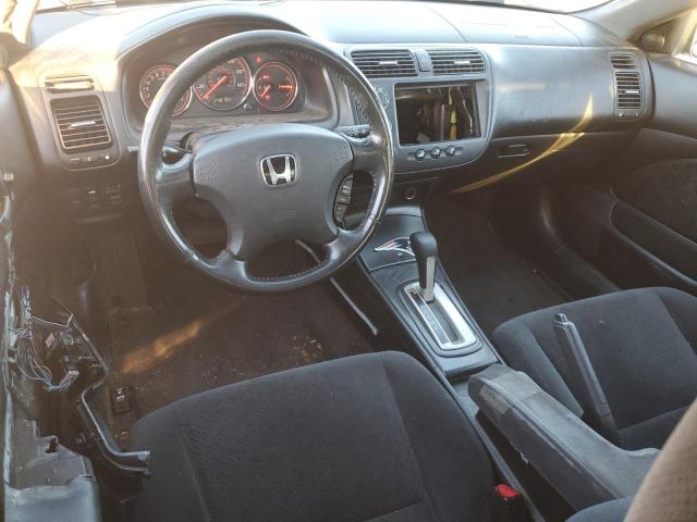 1HGEM22955L007292 - 2005 HONDA CIVIC EX GRAY photo 8