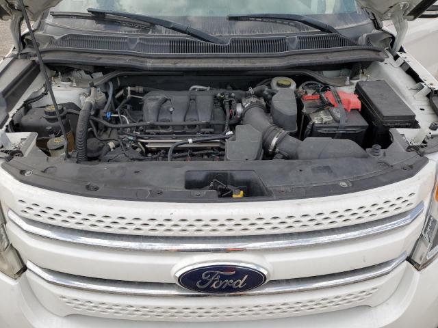 1FM5K7F89DGA01663 - 2013 FORD EXPLORER LIMITED WHITE photo 12