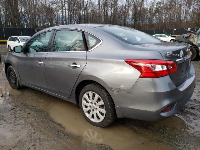 3N1AB7APXHY344023 - 2017 NISSAN SENTRA S GRAY photo 2