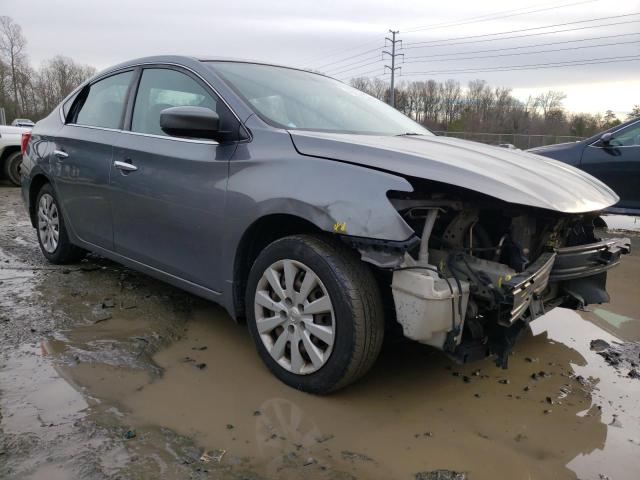 3N1AB7APXHY344023 - 2017 NISSAN SENTRA S GRAY photo 4