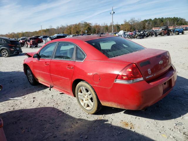 2G1WG5E3XD1152473 - 2013 CHEVROLET IMPALA LT RED photo 2