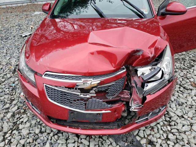 1G1PC5SB6E7231381 - 2014 CHEVROLET CRUZE LT RED photo 11