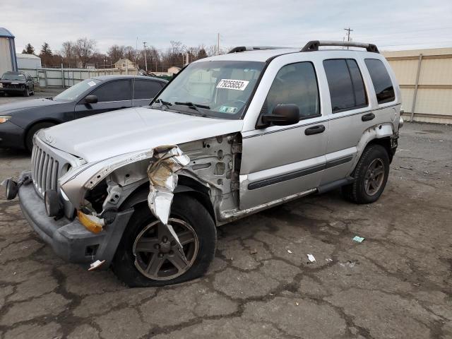 1J4GL38K25W686344 - 2005 JEEP LIBERTY RENEGADE SILVER photo 1