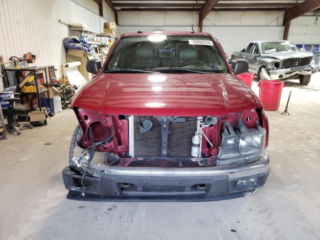 1GTDT136058186081 - 2005 GMC CANYON BURGUNDY photo 5