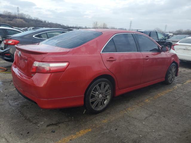 4T1BE46K07U127646 - 2007 TOYOTA CAMRY CE RED photo 3