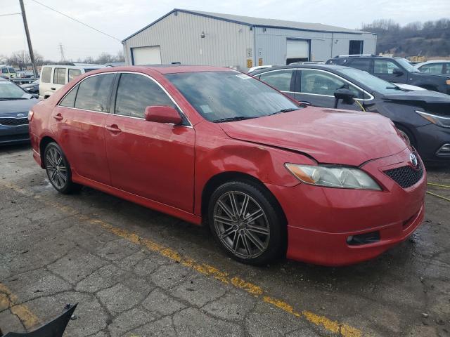 4T1BE46K07U127646 - 2007 TOYOTA CAMRY CE RED photo 4