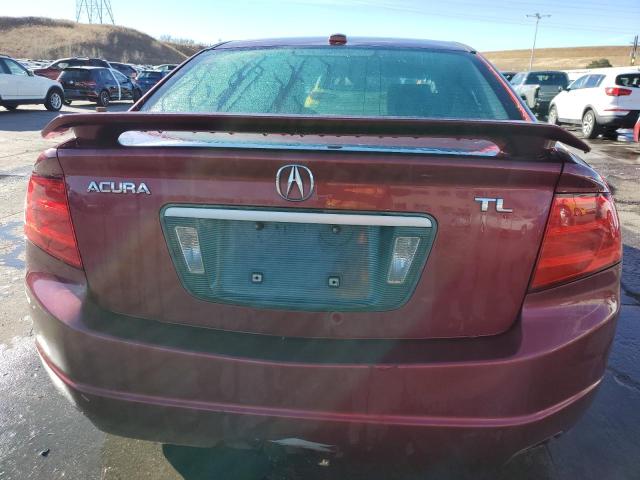 19UUA662X4A046690 - 2004 ACURA TL MAROON photo 6