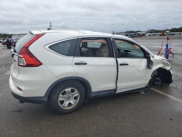 5J6RM4H34FL022537 - 2015 HONDA CR-V LX WHITE photo 3