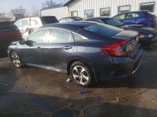 19XFC2F66KE028839 - 2019 HONDA CIVIC LX BLUE photo 2