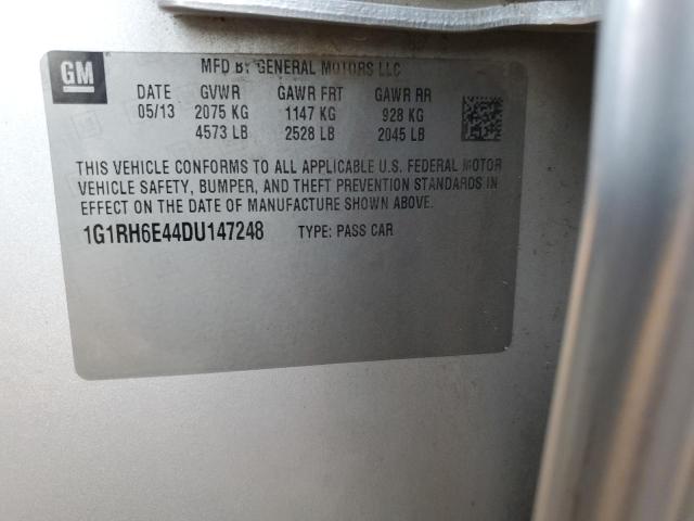 1G1RH6E44DU147248 - 2013 CHEVROLET VOLT SILVER photo 12