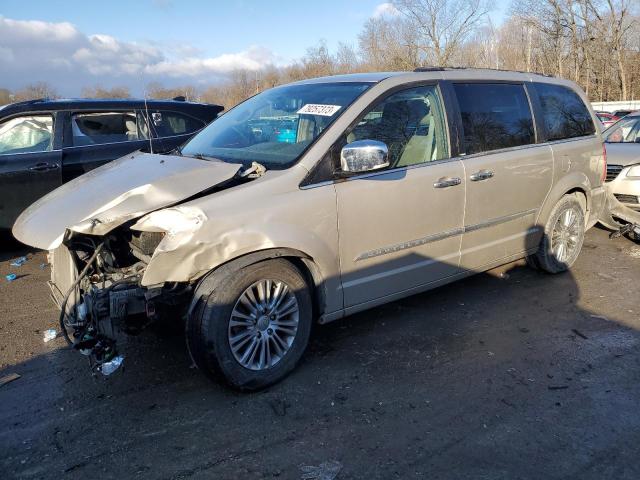 2C4RC1CG0DR737319 - 2013 CHRYSLER TOWN & COU TOURING L TAN photo 1