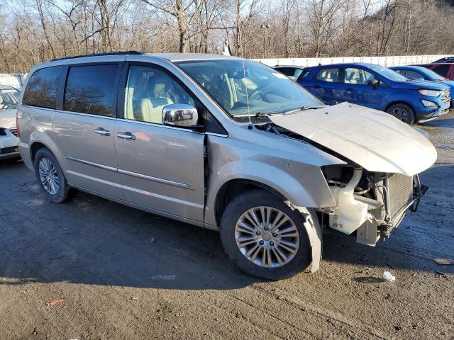 2C4RC1CG0DR737319 - 2013 CHRYSLER TOWN & COU TOURING L TAN photo 4